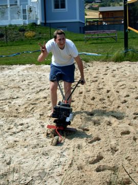 Sandpflege